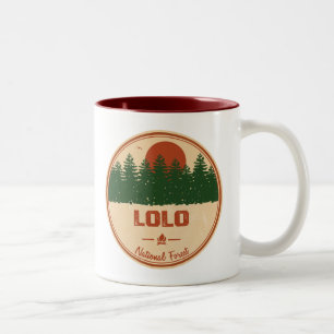 Caneca De Café Em Dois Tons Floresta Nacional Lolo
