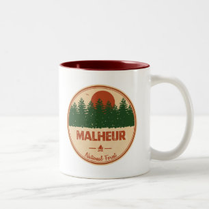 Caneca De Café Em Dois Tons Floresta Nacional Malheur
