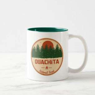 Caneca De Café Em Dois Tons Floresta Nacional Ouachita