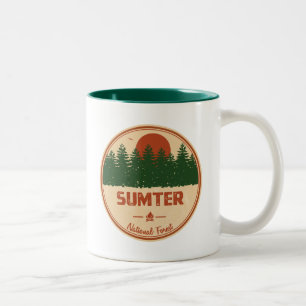 Caneca De Café Em Dois Tons Floresta Nacional Sumter