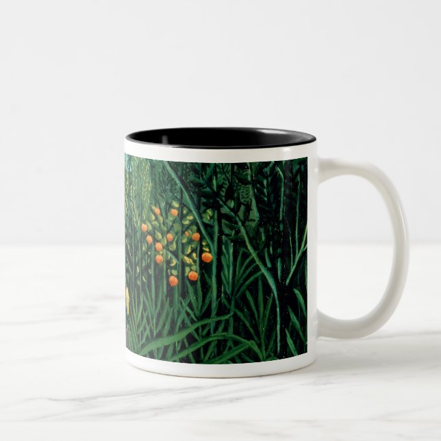 Caneca De Café Em Dois Tons Floresta tropical (Direita)