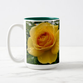 CANECA DE CAFÉ EM DOIS TONS FLOWER COFFEE MUG
