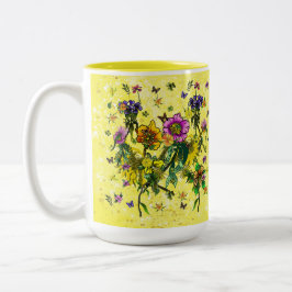 Caneca De Café Em Dois Tons Flurry Flor