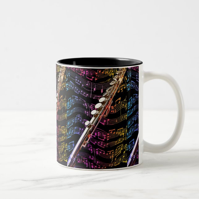 Caneca De Café Em Dois Tons Flute é minha paixão. (Direita)