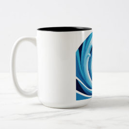 Caneca De Café Em Dois Tons Fluxo com fé