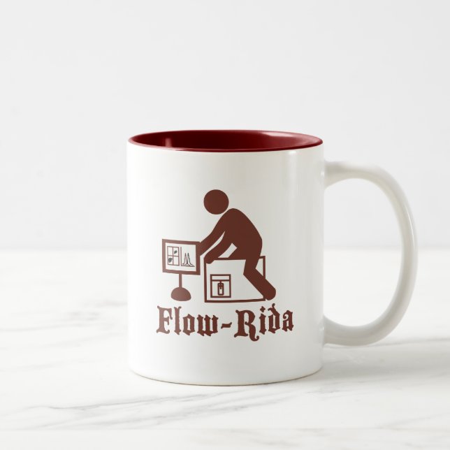 Caneca De Café Em Dois Tons Fluxo Rida (Direita)