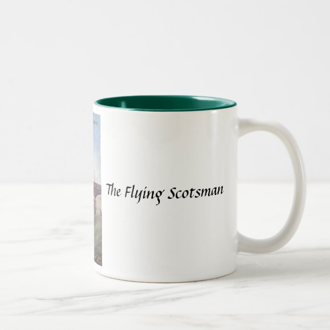 Caneca De Café Em Dois Tons "Flying Scotsman" Mug (Direita)
