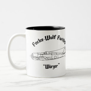 Caneca De Café Em Dois Tons Focke-Wulf Fw190