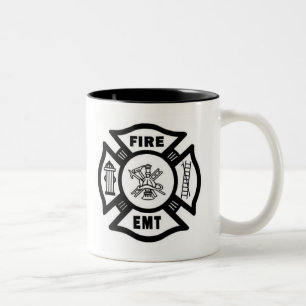 CANECA DE CAFÉ EM DOIS TONS FOGO EMT