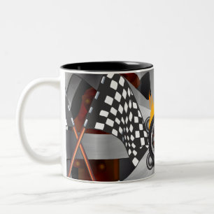 Caneca De Café Em Dois Tons Fogo, Liga