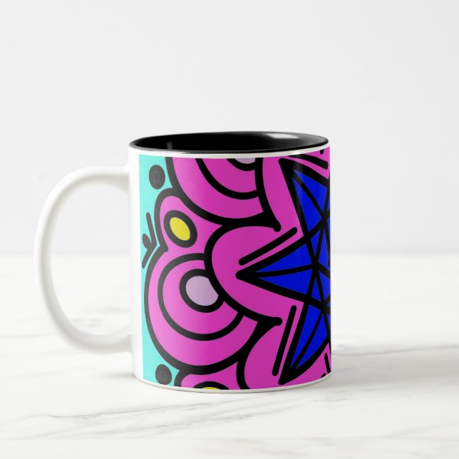 Caneca De Café Em Dois Tons Foi Feito De Estrelas (Esquerda)