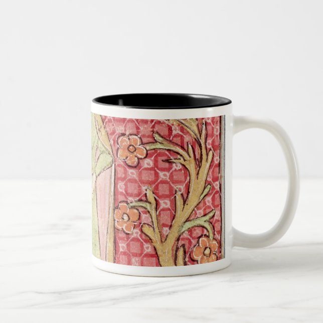 Caneca De Café Em Dois Tons Fol.58v abril: Flores da colheita (Direita)