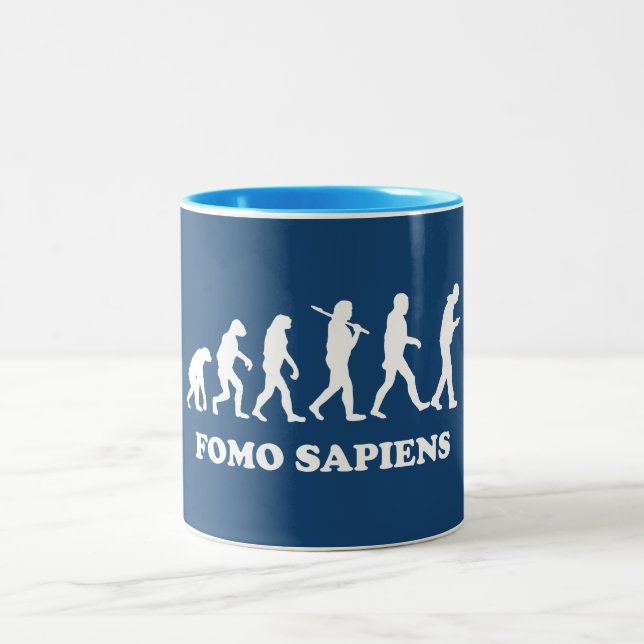 Caneca De Café Em Dois Tons Fomo Sapiens (Centro)