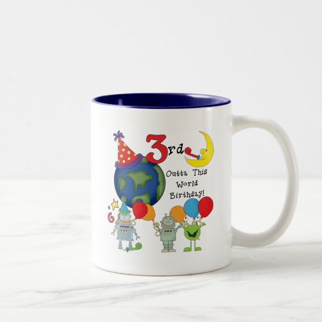 Caneca De Café Em Dois Tons Fora deste Mundo - T-shirts e presentes (Direita)