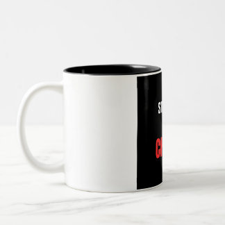 Caneca De Café Em Dois Tons Força É Uma Escolha Powerlifting Academia Motivaçã
