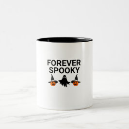 Caneca De Café Em Dois Tons Forever Spooky Halloween Mug