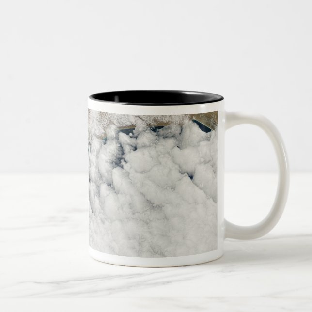 Caneca De Café Em Dois Tons Formações de nuvens invulgares (Direita)