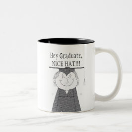 Caneca De Café Em Dois Tons Formando, BONITO HAT!!