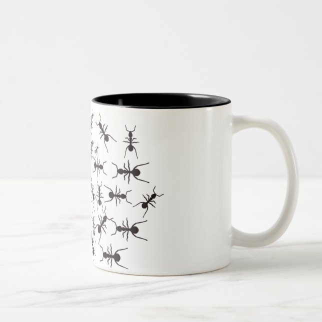Caneca De Café Em Dois Tons formiga (Direita)