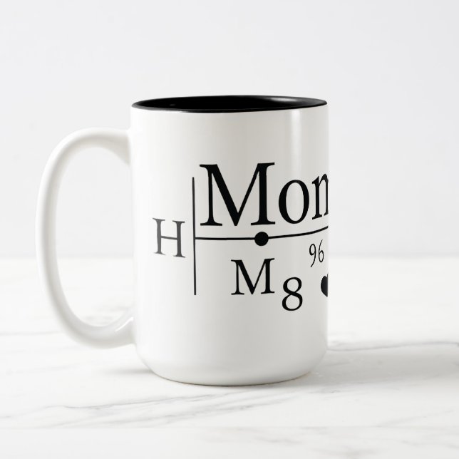 Caneca De Café Em Dois Tons Fórmula 02 do Amor da Mãe (Esquerda)