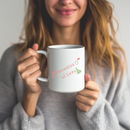 Caneca De Café Em Dois Tons Fórmulas de Mug de Amor | Canhão de Urso Cento