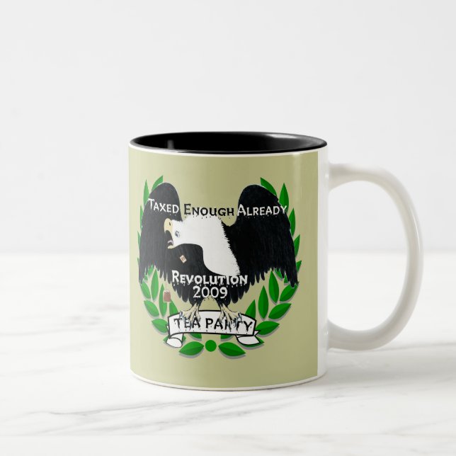 Caneca De Café Em Dois Tons Fornecimentos de Partes TEA (Direita)