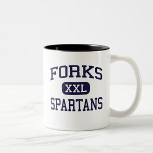 Caneca De Café Em Dois Tons Forquilhas - Spartans - segundo grau - forquilhas