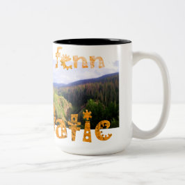 Caneca De Café Em Dois Tons Forrest Fenn Fennatic onde o café morno para