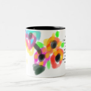 Caneca De Café Em Dois Tons fortaleza de Jesus