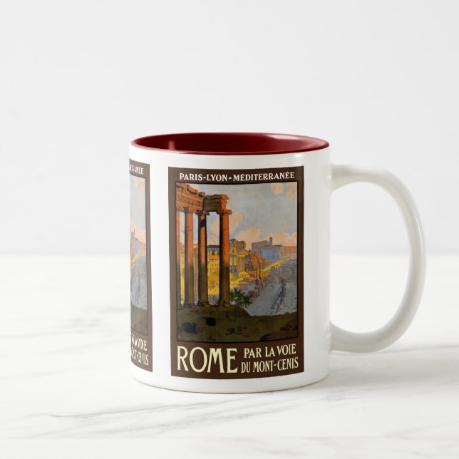 Caneca De Café Em Dois Tons Fórum Romano (Direita)