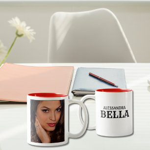 Caneca De Café Em Dois Tons Foto Bedda Bella Sicilian/Italiana Beauily