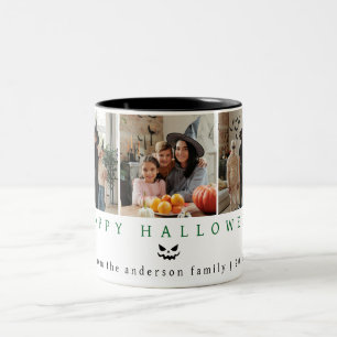 Caneca De Café Em Dois Tons Foto de 3 Halloween feliz, moderno minimalista e f