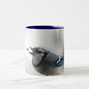 Caneca De Café Em Dois Tons Foto de Jay azul