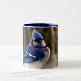 Caneca De Café Em Dois Tons Foto de Jay azul