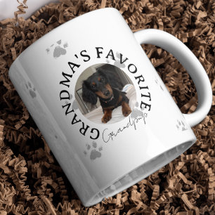 Caneca De Café Em Dois Tons Foto de Pet Favorito de Cute Personalizado para Pe