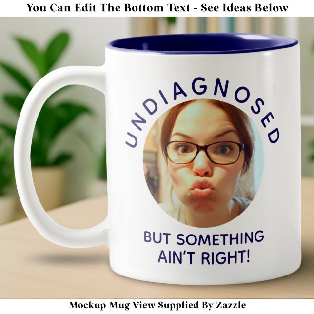 Caneca De Café Em Dois Tons Foto Engraçada Personalizada Bl (Criador carregado)