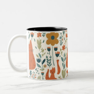 Caneca De Café Em Dois Tons Foto Personalizada (Adicione Sua Própria Foto e/ou