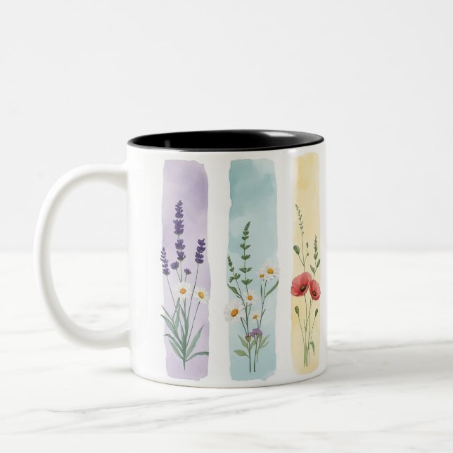 Caneca De Café Em Dois Tons Foto Personalizada (Adicione Sua Própria Foto e/ou (Esquerda)