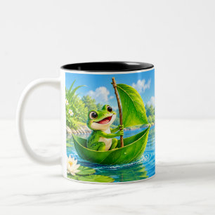 Caneca De Café Em Dois Tons Foto Personalizada Moderna Elegante Criar Você Mes