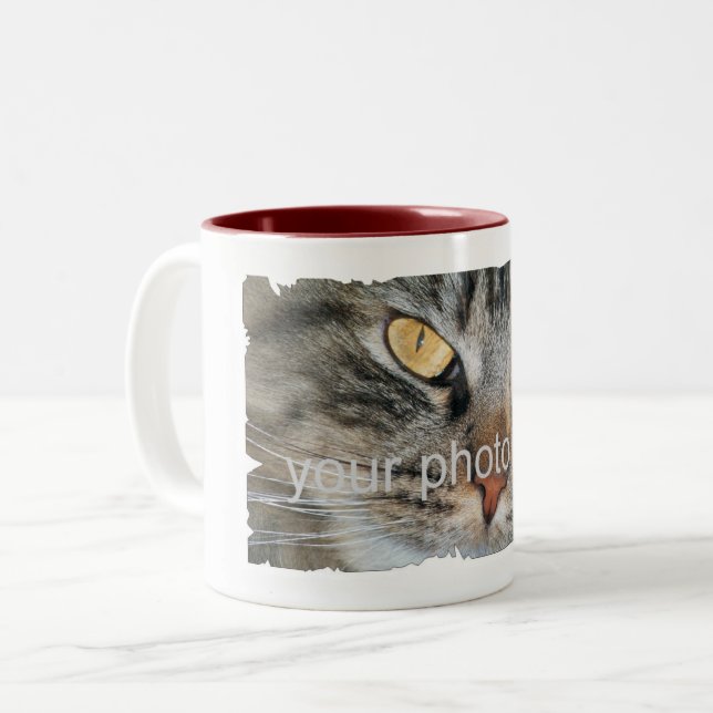 Caneca De Café Em Dois Tons foto personalizada mug 2020 (Frente Esquerda)