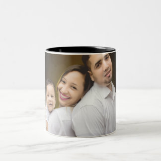 Caneca De Café Em Dois Tons Foto personalizada personalizada Adicionar sua ima