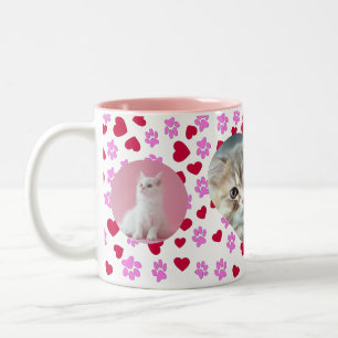Caneca De Café Em Dois Tons Foto personalizada personalizada de Mug de Café do