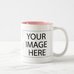 Caneca De Café Em Dois Tons Fotografias de modelo de 11oz, cor-de-rosa e dois 