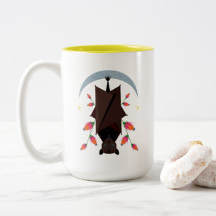 Caneca De Café Em Dois Tons Fox Classic Mug Voadora 15oz. Amarelo