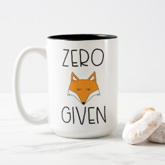 Caneca De Café Em Dois Tons Fox zero dado