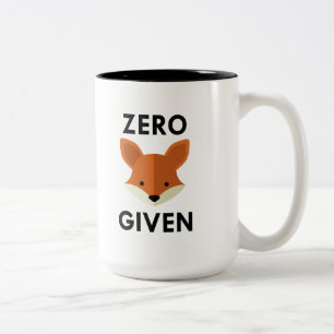 Caneca De Café Em Dois Tons Fox zero dado