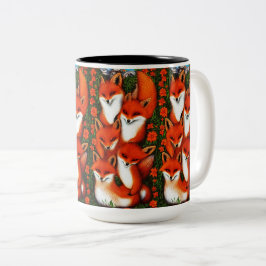 Caneca De Café Em Dois Tons Foxy Fun