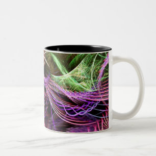 Caneca De Café Em Dois Tons FRACTALart #100 MUG