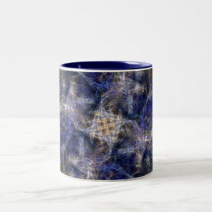 Caneca De Café Em Dois Tons FractalART Chaos Mug