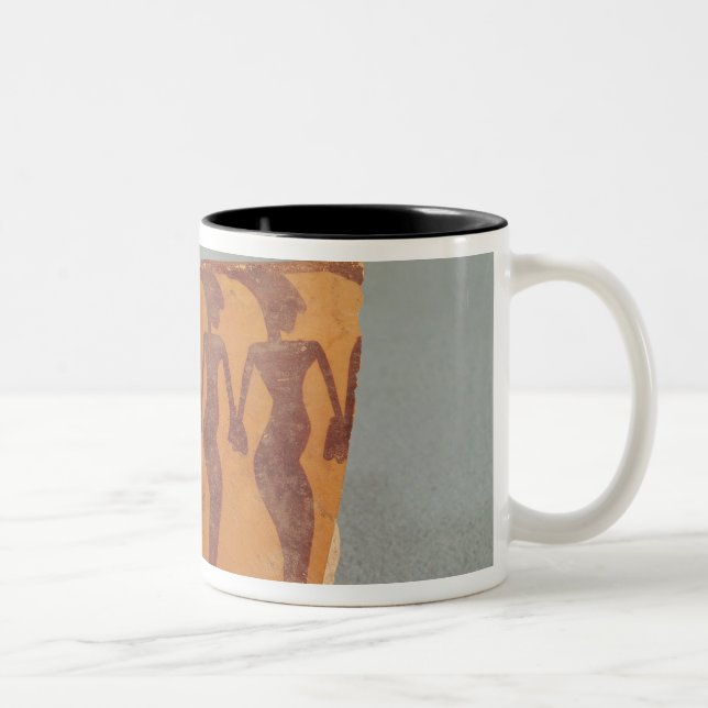 Caneca De Café Em Dois Tons Fragmento da cerâmica (Direita)